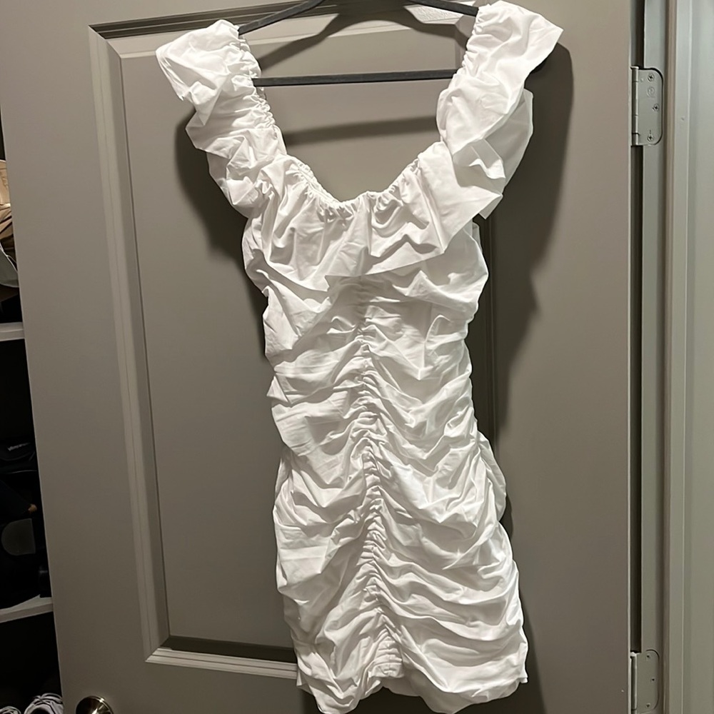 Zara white dress